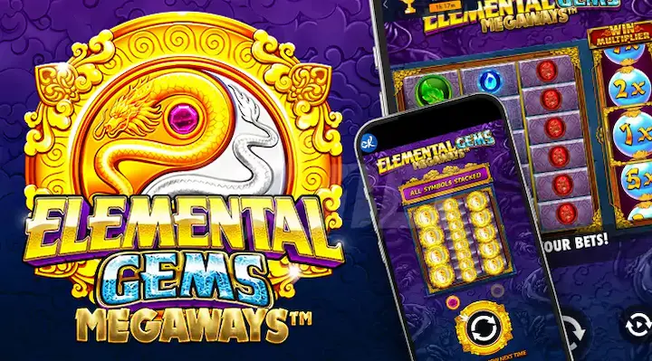 interfaz del juego tragamonedas Elemental Gems